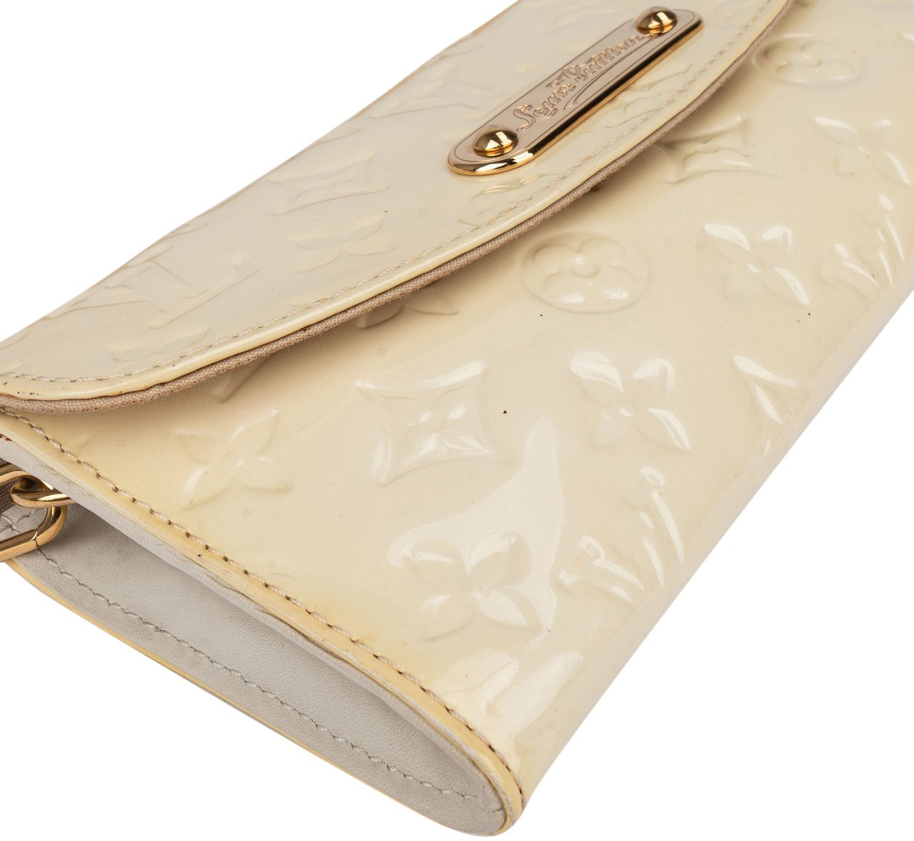 Louis Vuitton Louis Vuitton Vernis Monogram Sunset Boulevard Handbag Wit