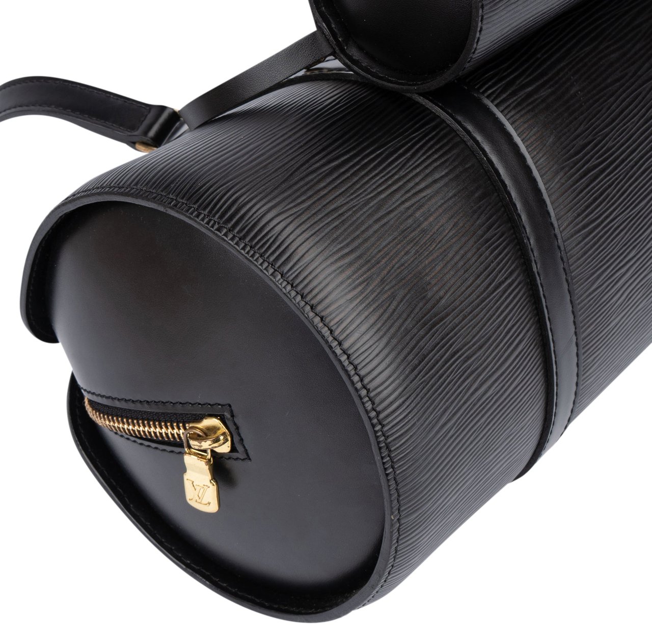 Louis Vuitton Louis Vuitton Noir Epi Leather Soufflot Set Handbag Zwart