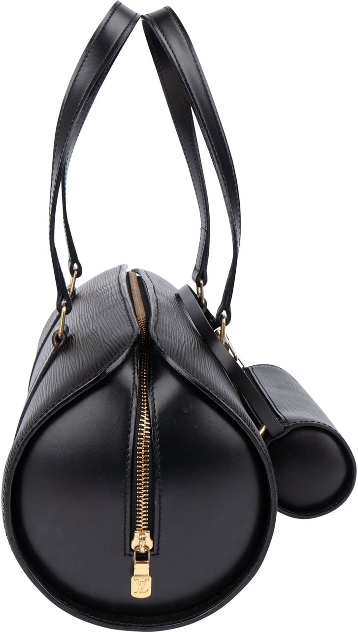 Louis Vuitton Louis Vuitton Noir Epi Leather Soufflot Set Handbag Zwart