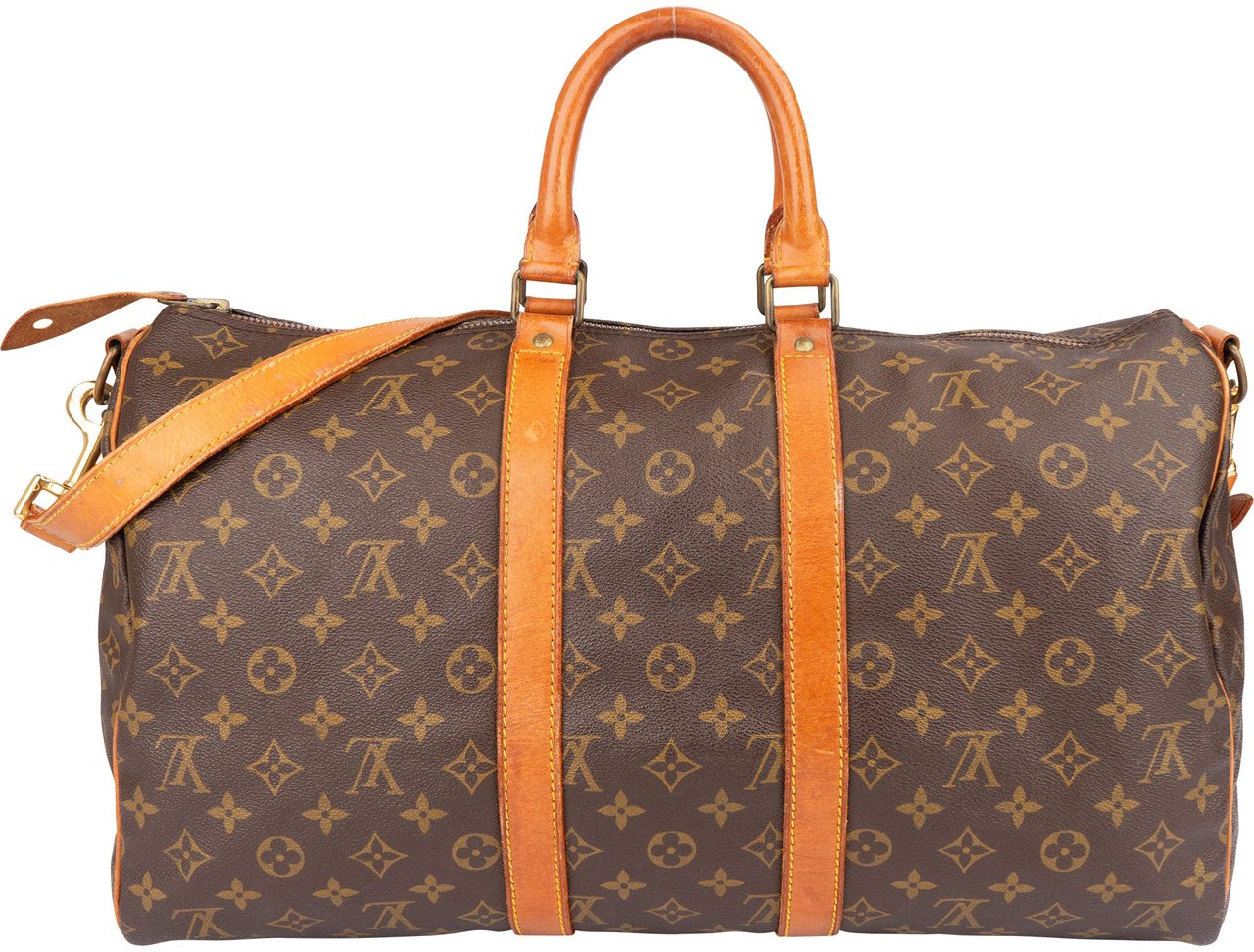 Louis Vuitton Louis Vuitton Canvas Monogram Keepall 45 Bandouliere Bruin