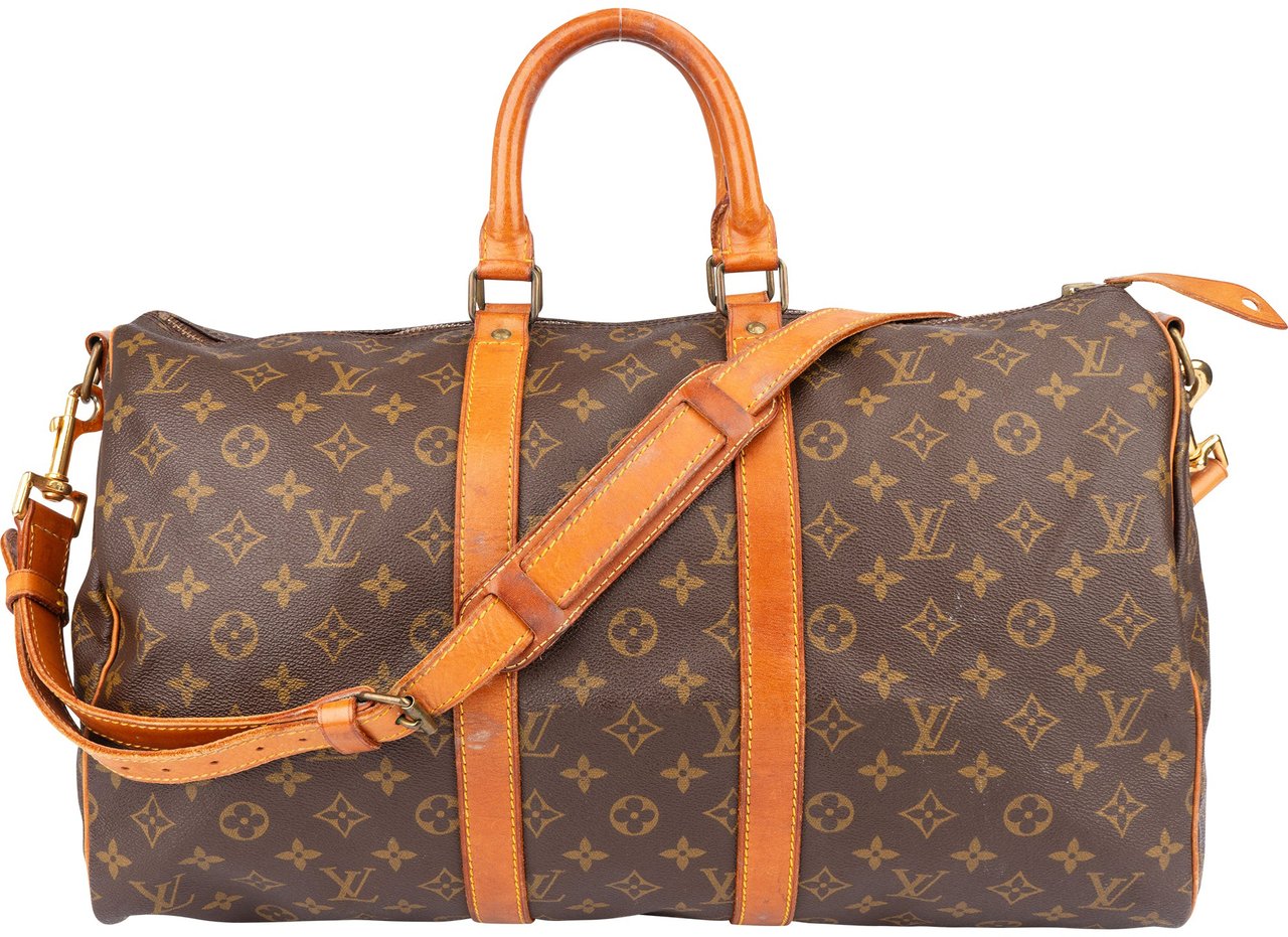 Louis Vuitton Louis Vuitton Canvas Monogram Keepall 45 Bandouliere Bruin