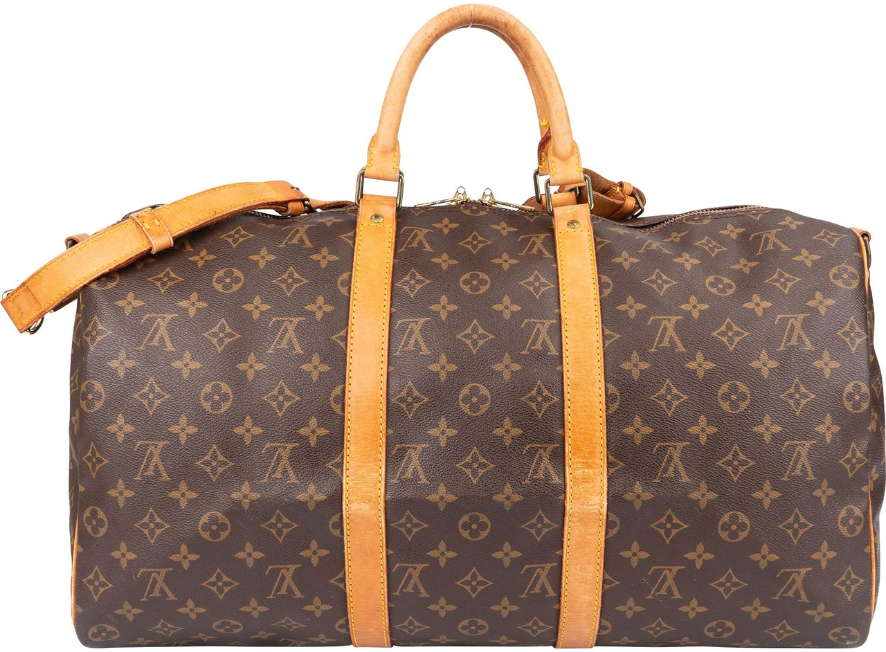 Louis Vuitton Louis Vuitton Canvas Monogram Keepall 50 Bandouliere Bruin