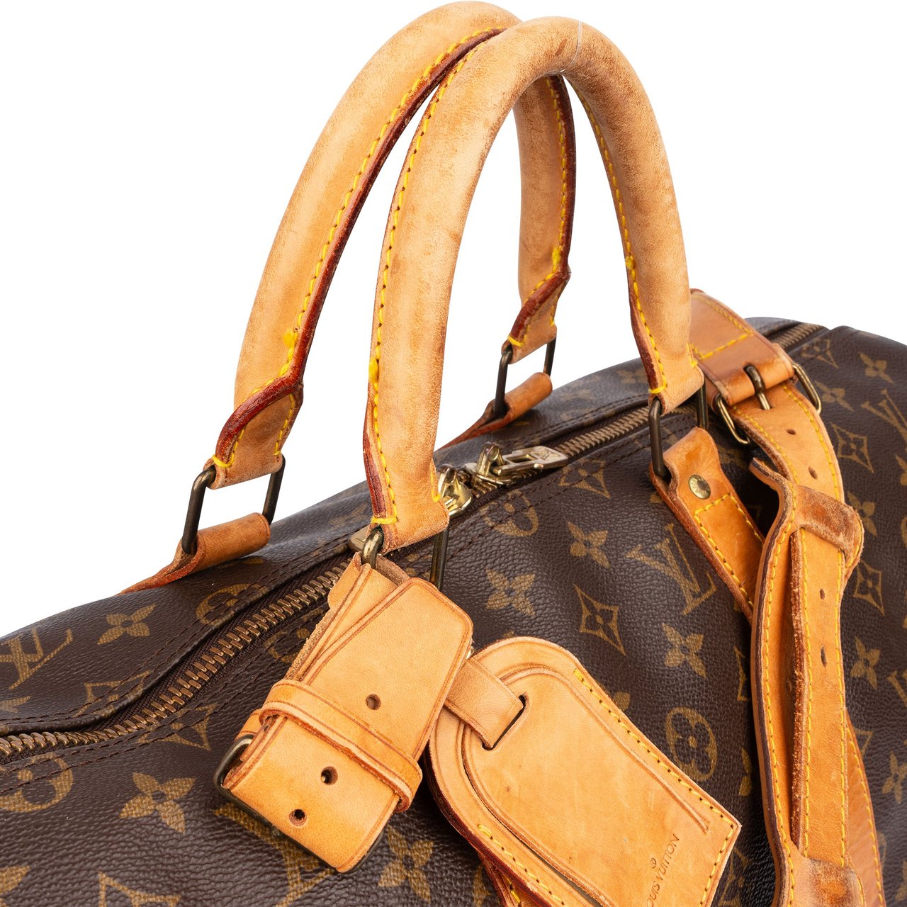Louis Vuitton Louis Vuitton Canvas Monogram Keepall 50 Bandouliere Bruin