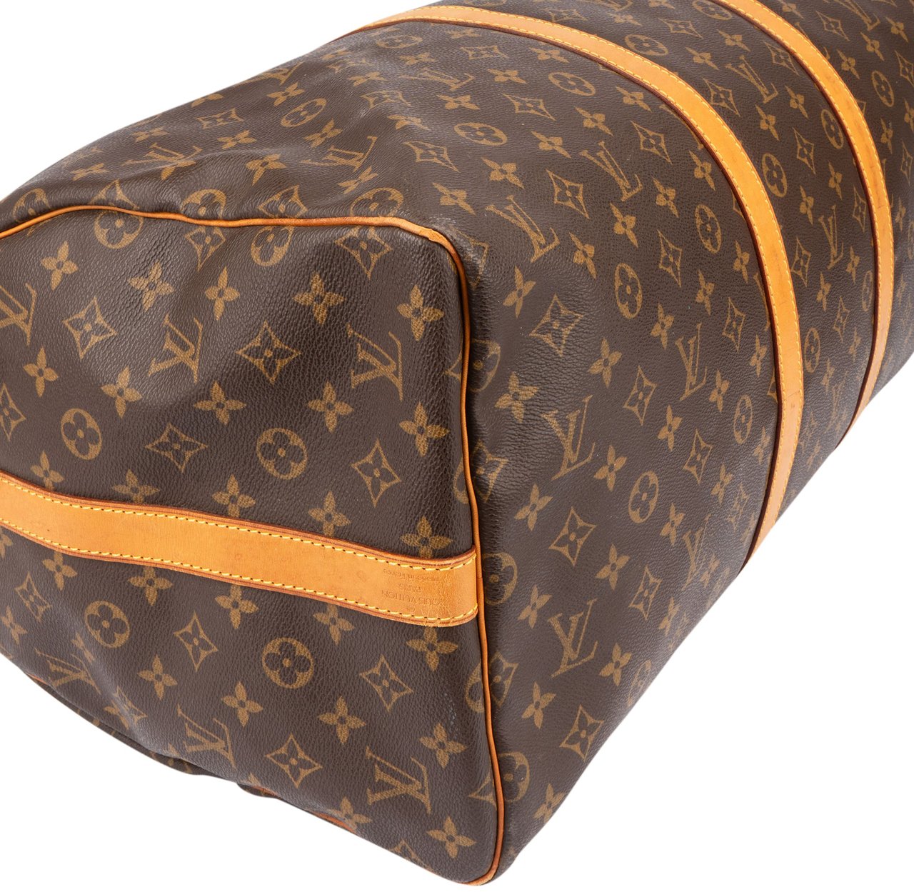 Louis Vuitton Louis Vuitton Canvas Monogram Keepall 55 Bandouliere Bruin