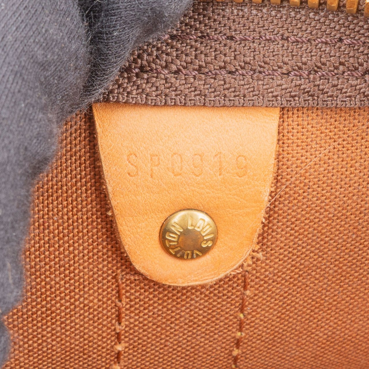 Louis Vuitton Louis Vuitton Canvas Monogram Keepall 55 Bandouliere Bruin