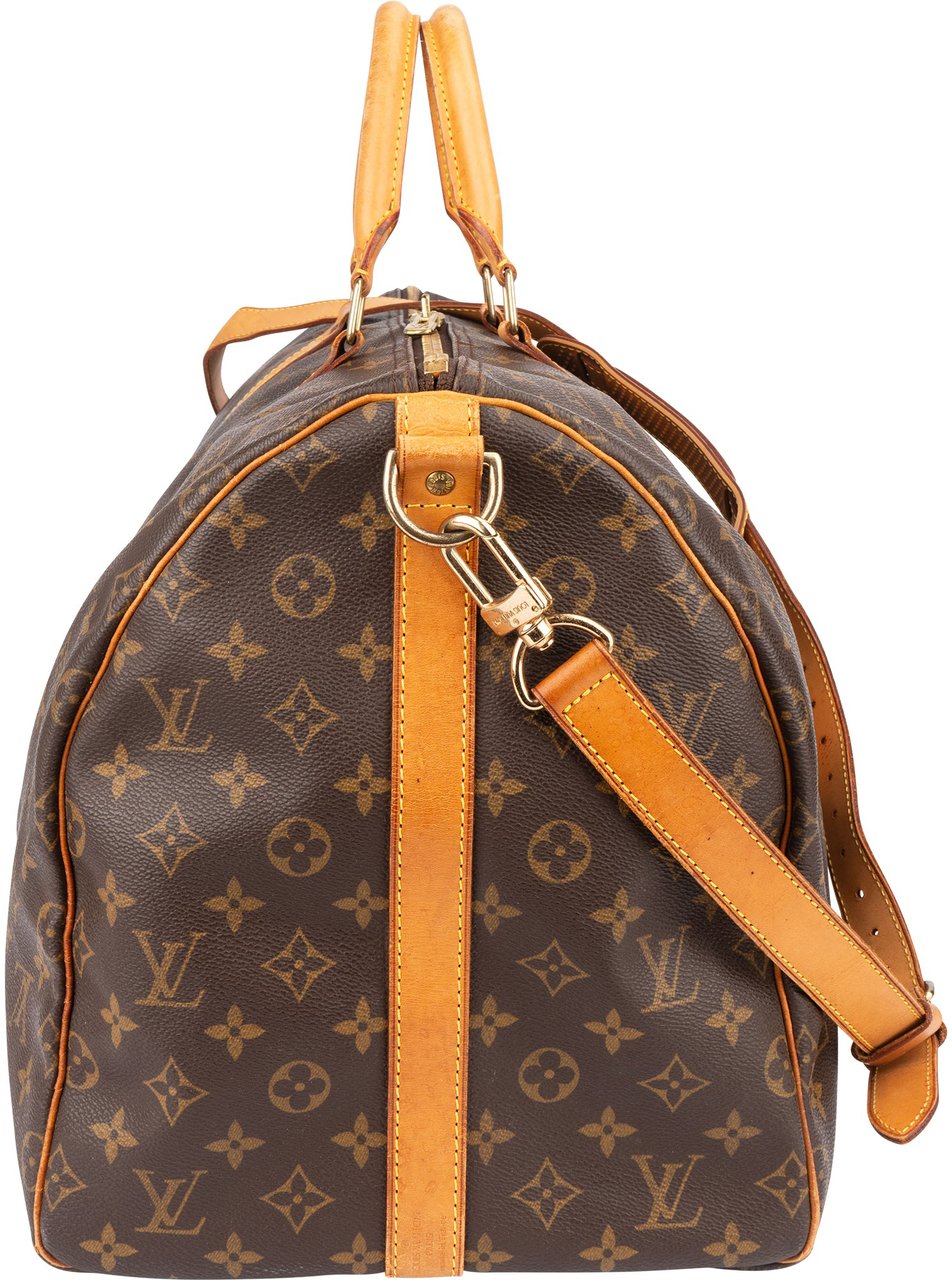 Louis Vuitton Louis Vuitton Canvas Monogram Keepall 55 Bandouliere Bruin