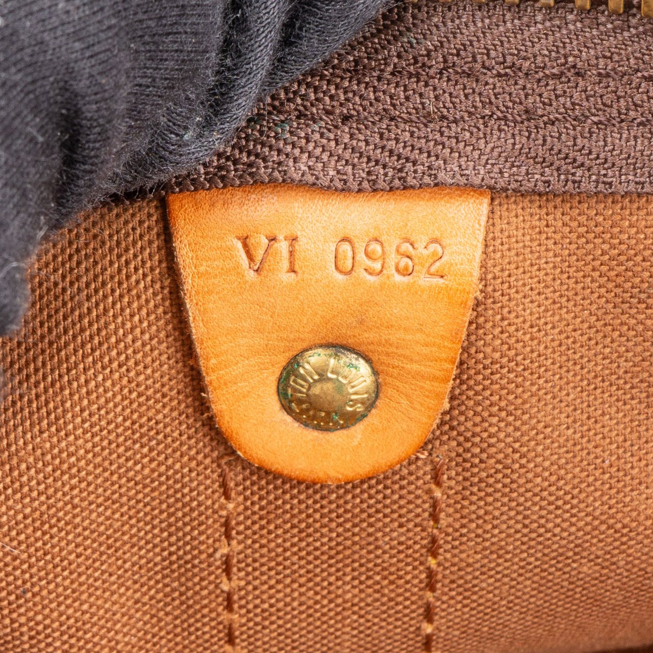 Louis Vuitton Louis Vuitton Canvas Monogram Keepall 60 Bandouliere Bruin