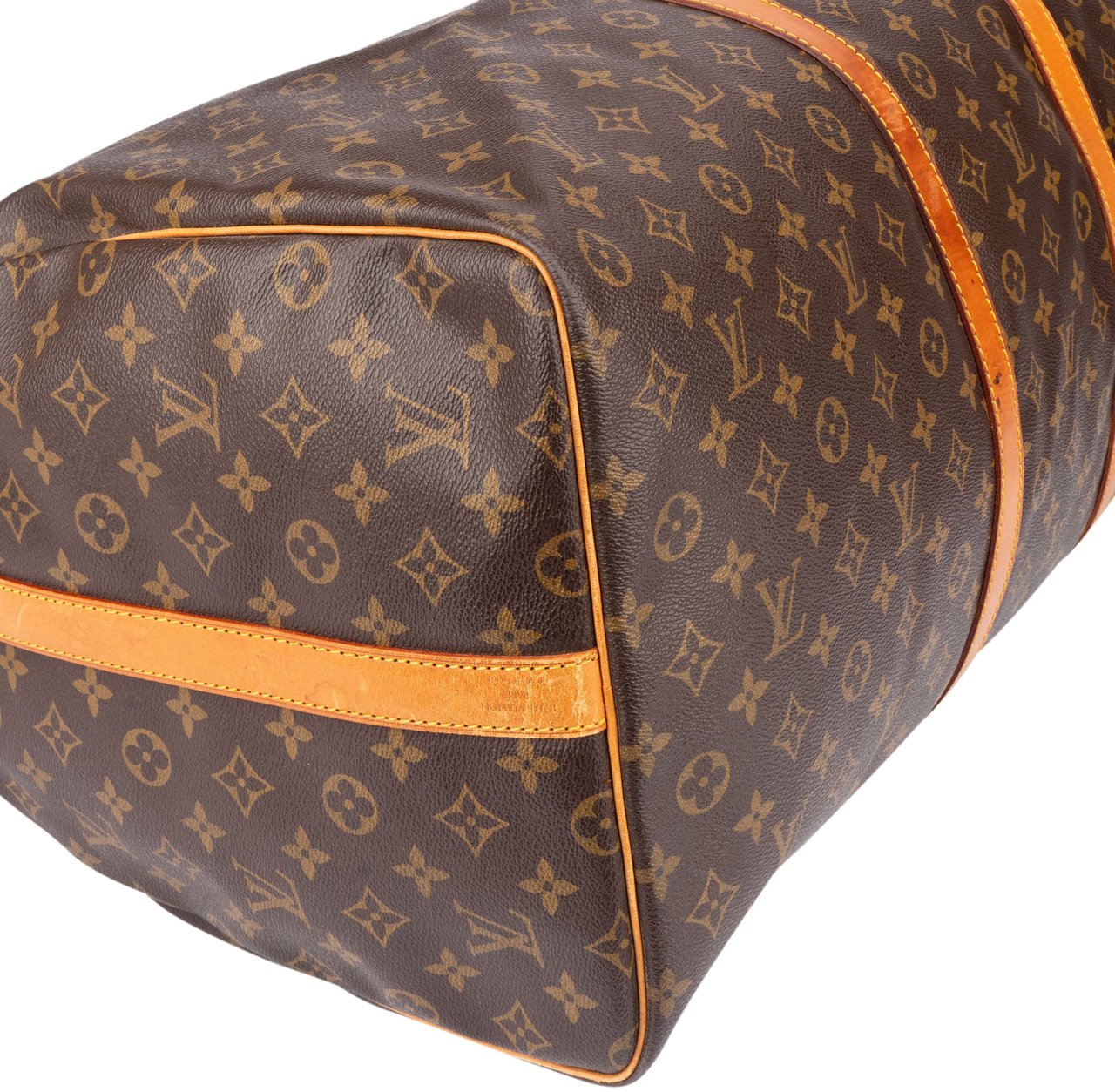 Louis Vuitton Louis Vuitton Canvas Monogram Keepall 60 Bandouliere Bruin