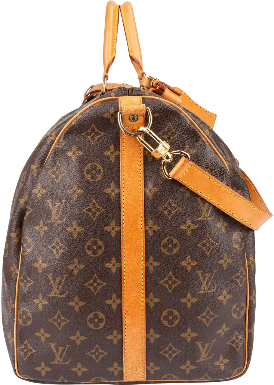 Louis Vuitton Louis Vuitton Canvas Monogram Keepall 60 Bandouliere Bruin