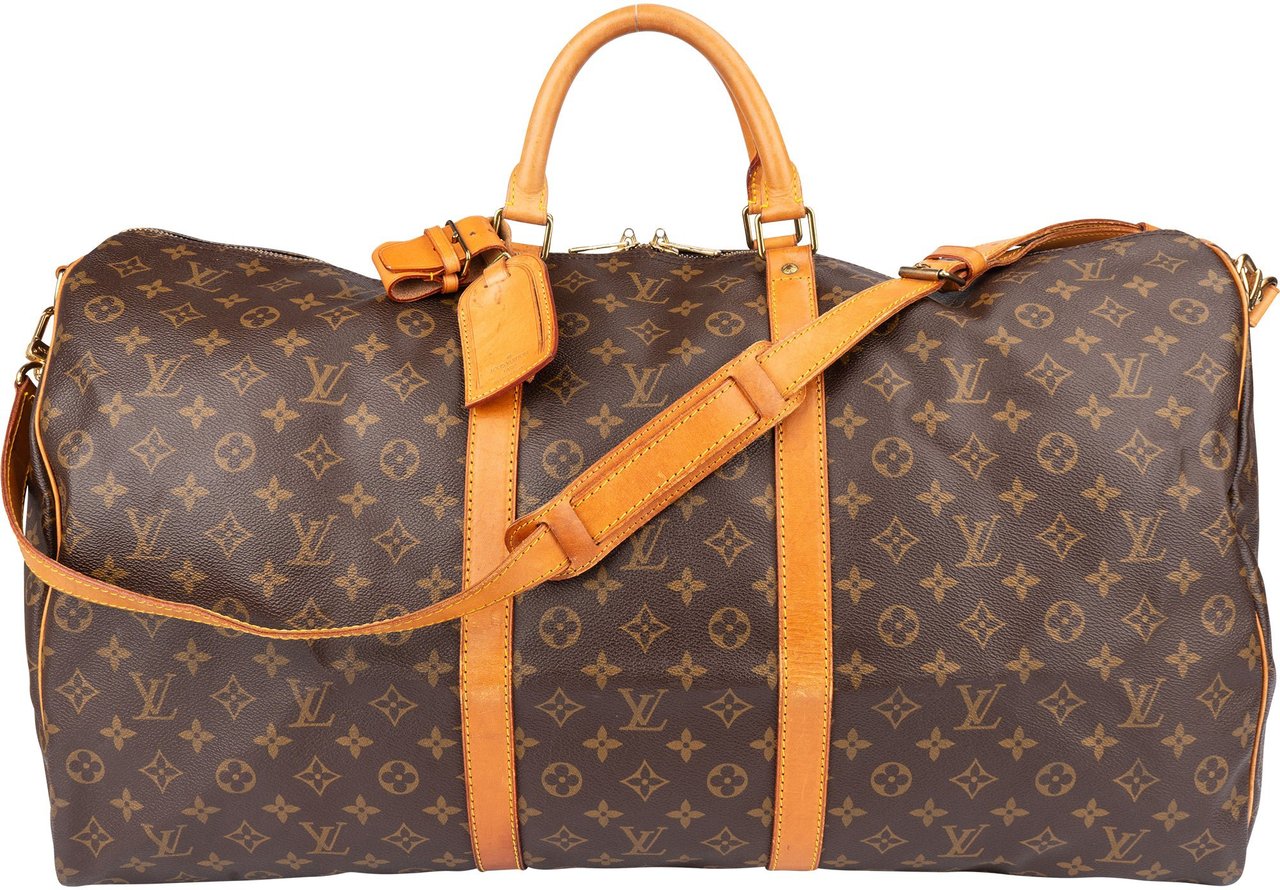 Louis Vuitton Louis Vuitton Canvas Monogram Keepall 60 Bandouliere Bruin