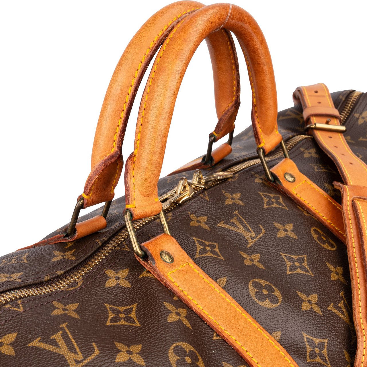 Louis Vuitton Louis Vuitton Canvas Monogram Keepall 60 Bandouliere Bruin