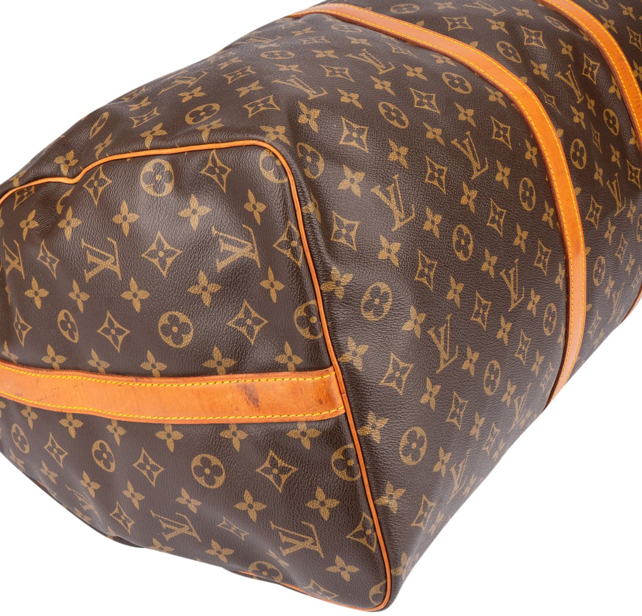 Louis Vuitton Louis Vuitton Canvas Monogram Keepall 60 Bandouliere Bruin