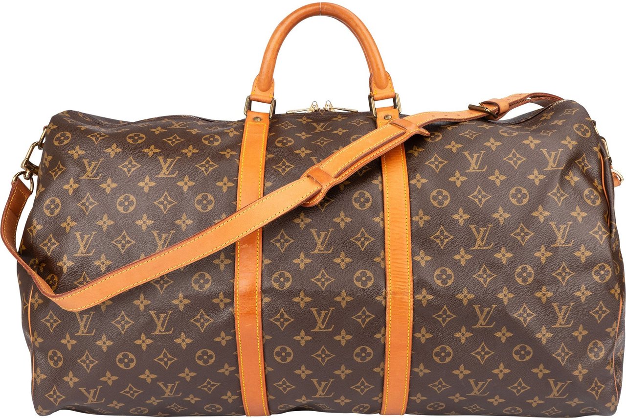 Louis Vuitton Louis Vuitton Canvas Monogram Keepall 60 Bandouliere Bruin