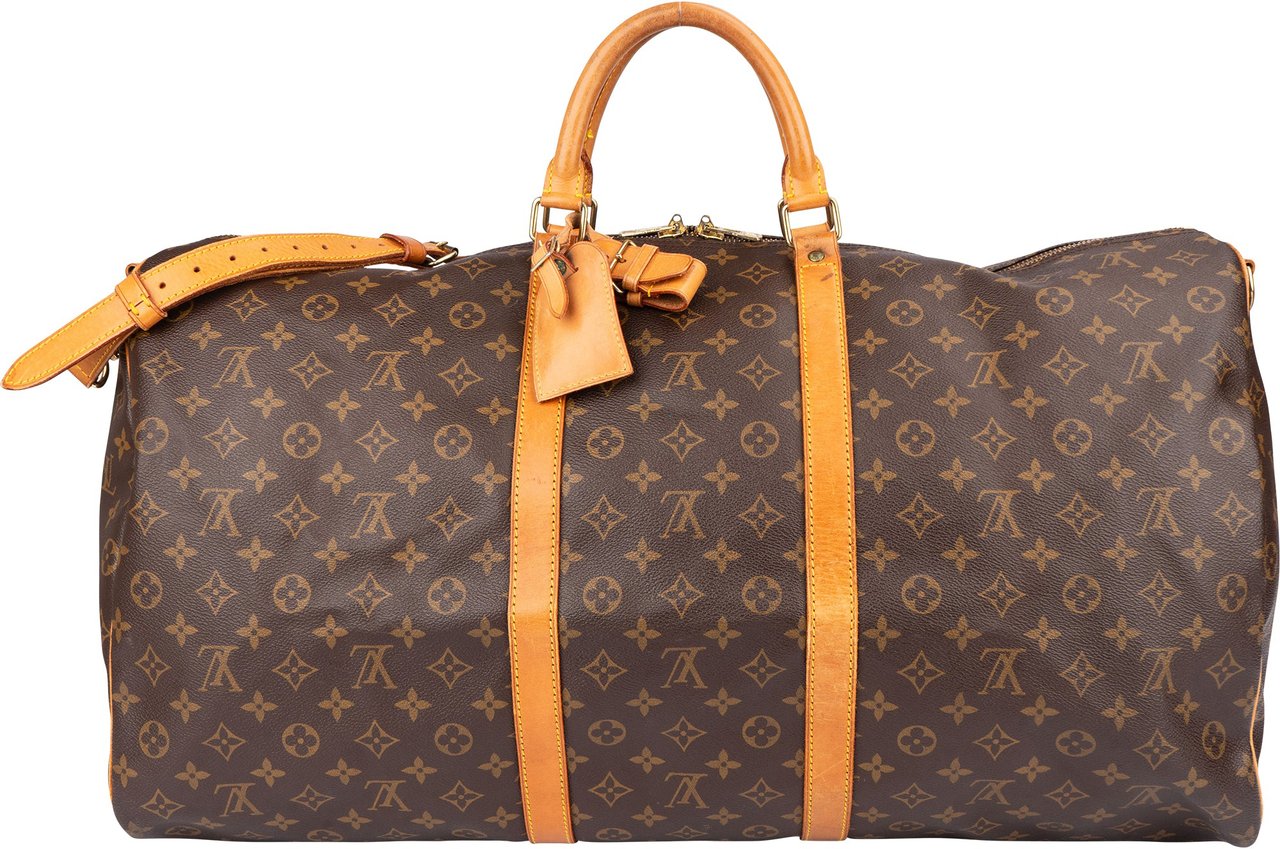 Louis Vuitton Louis Vuitton Canvas Monogram Keepall 60 Bandouliere Bruin