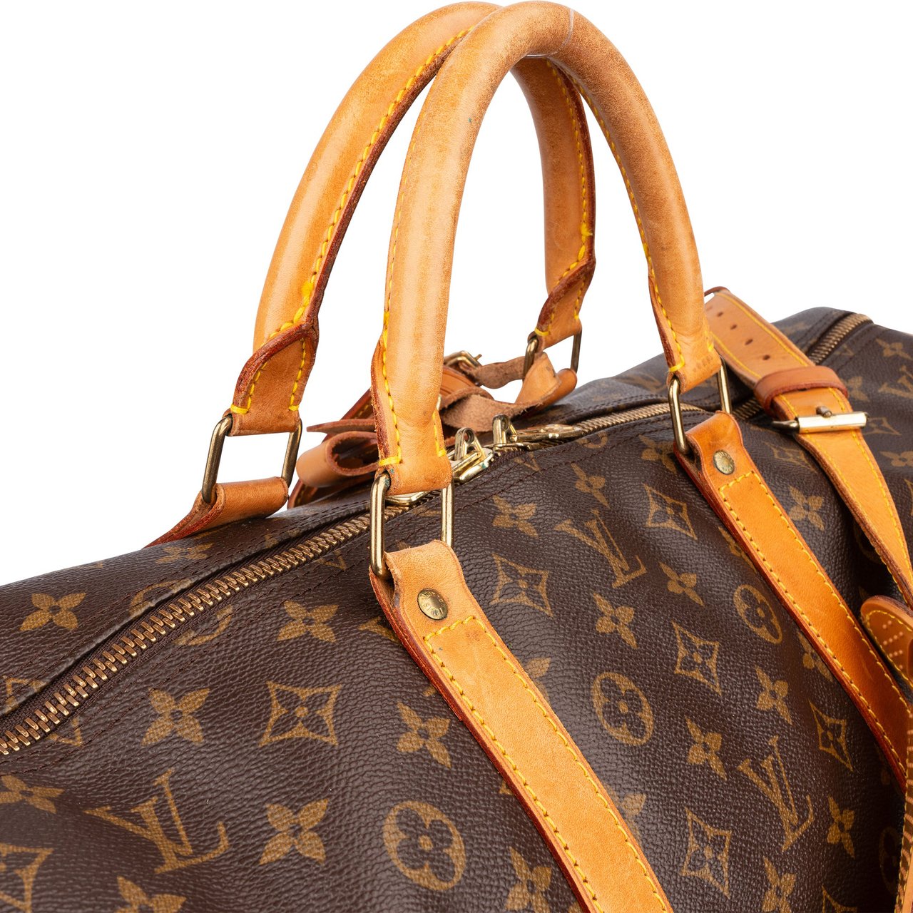 Louis Vuitton Louis Vuitton Canvas Monogram Keepall 60 Bandouliere Bruin