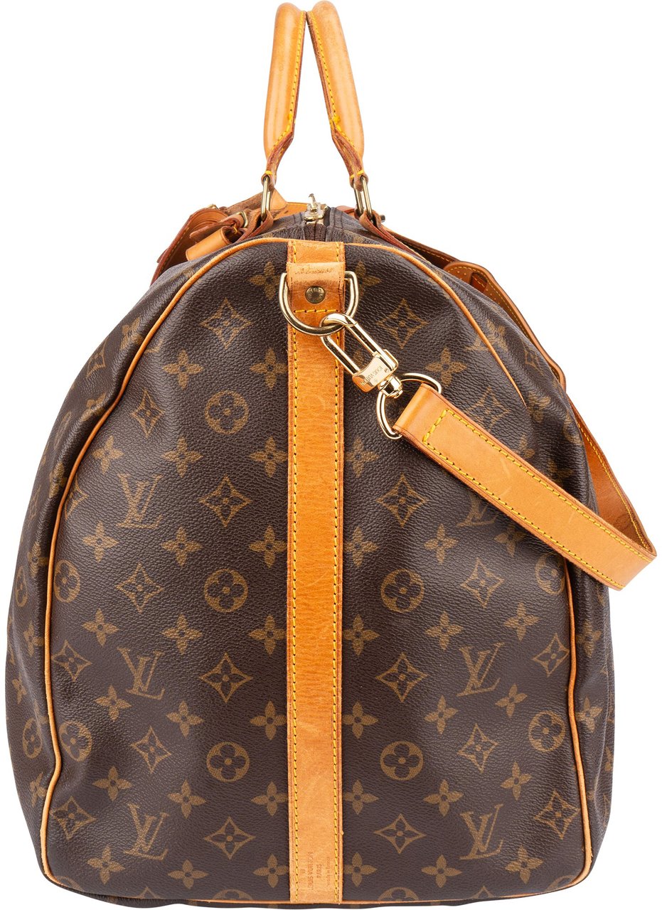 Louis Vuitton Louis Vuitton Canvas Monogram Keepall 60 Bandouliere Bruin