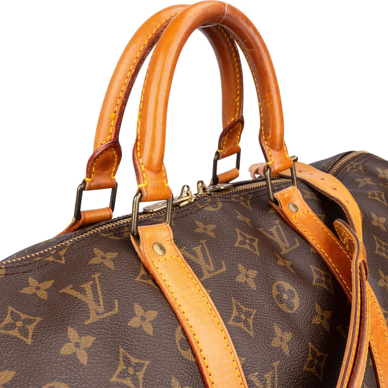 Louis Vuitton Louis Vuitton Canvas Monogram Keepall 50 Bandouliere Bruin
