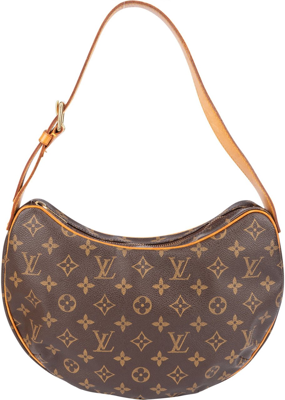 Louis Vuitton Louis Vuitton Canvas Monogram Croissant MM Shoulder Bag Bruin
