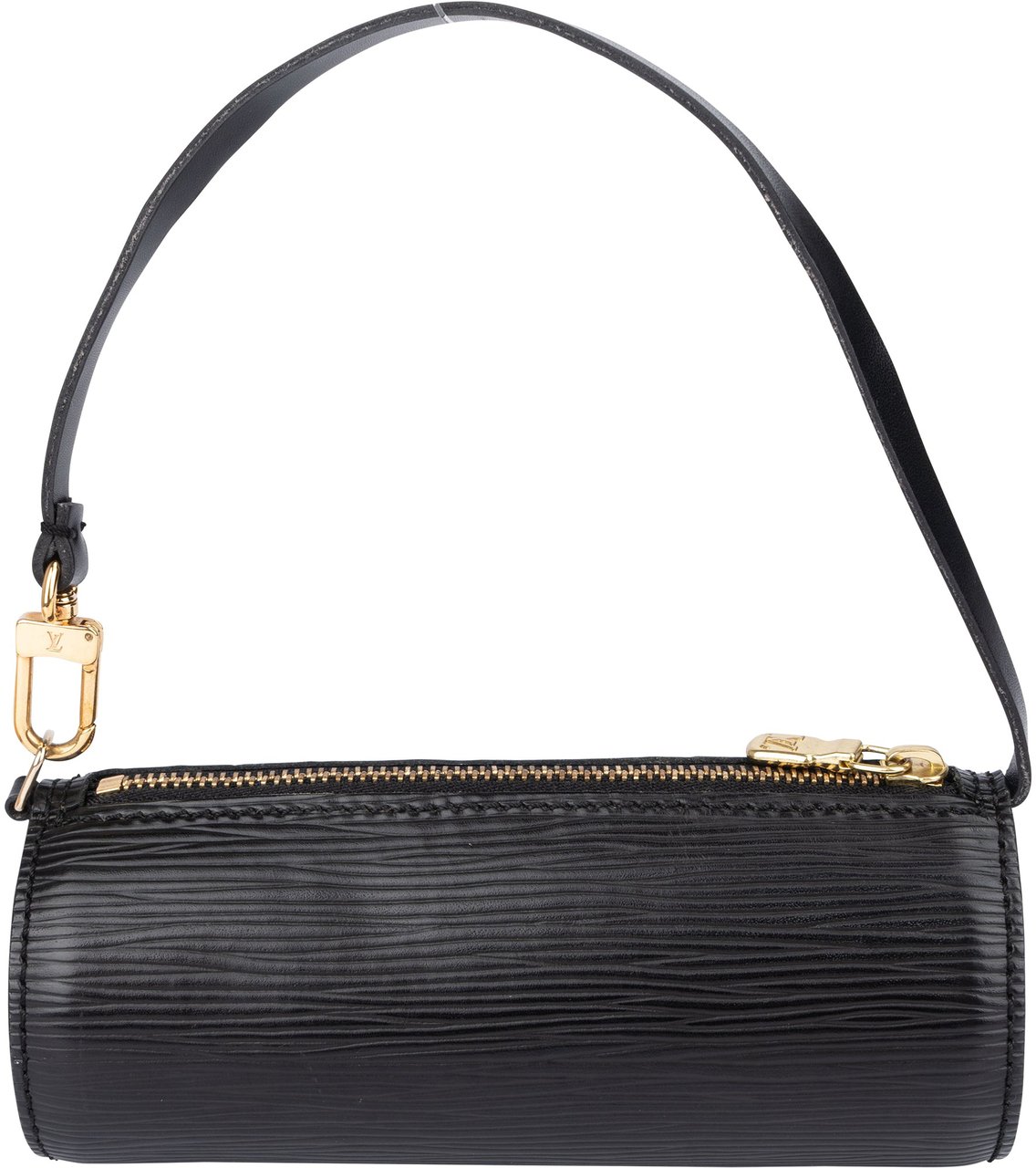 Louis Vuitton Louis Vuitton Noir Epi Leather Mini Souflfot Handbag Zwart