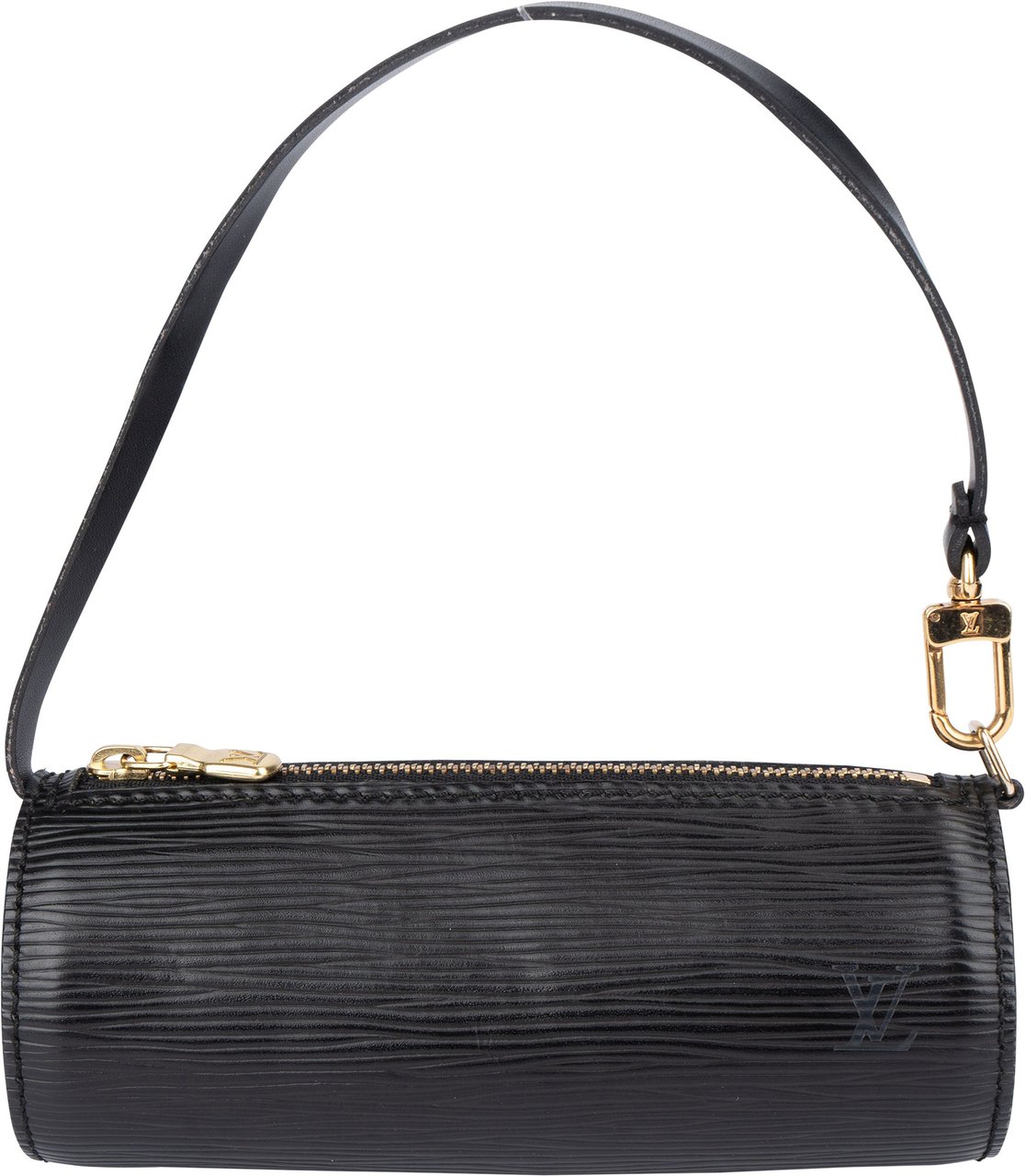 Louis Vuitton Louis Vuitton Noir Epi Leather Mini Souflfot Handbag Zwart