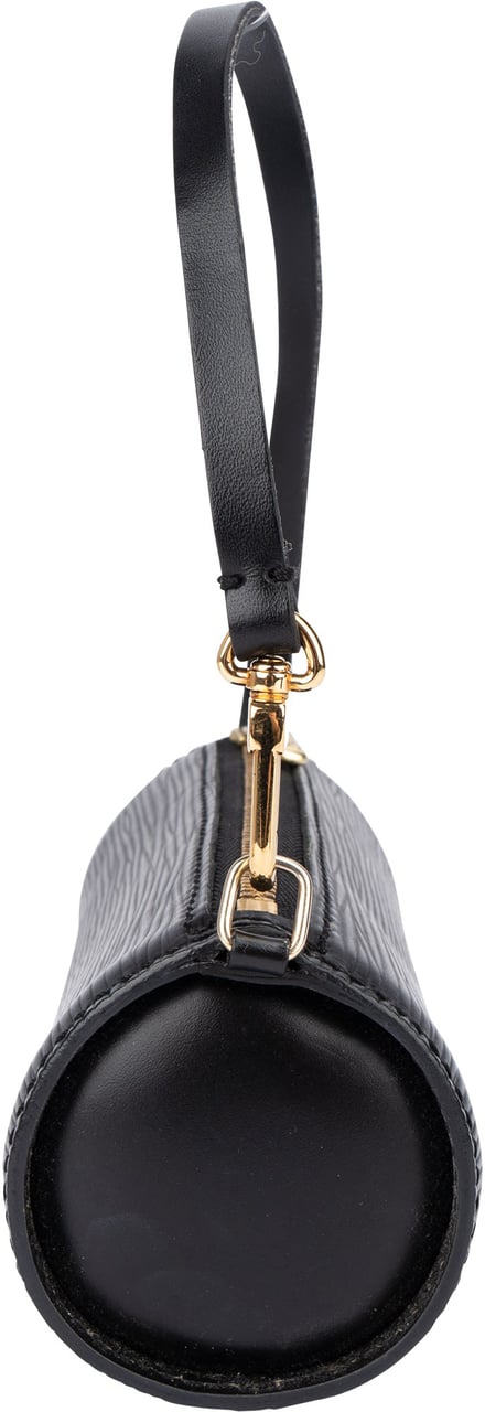 Louis Vuitton Louis Vuitton Noir Epi Leather Mini Souflfot Handbag Zwart