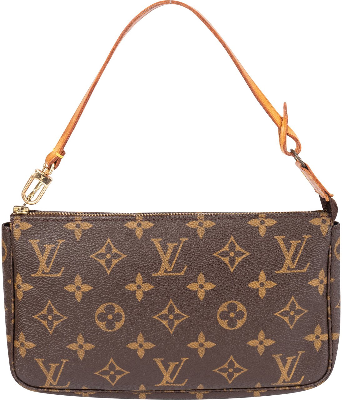 Louis Vuitton Louis Vuitton Canvas Monogram Pochette Accessire Handbag Bruin