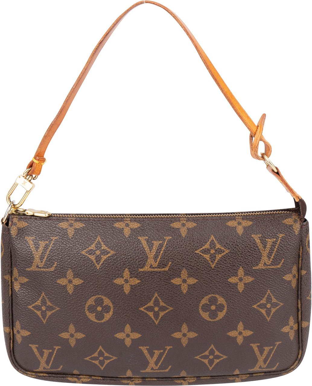 Louis Vuitton Louis Vuitton Canvas Monogram Pochette Accessoire Handbag Bruin
