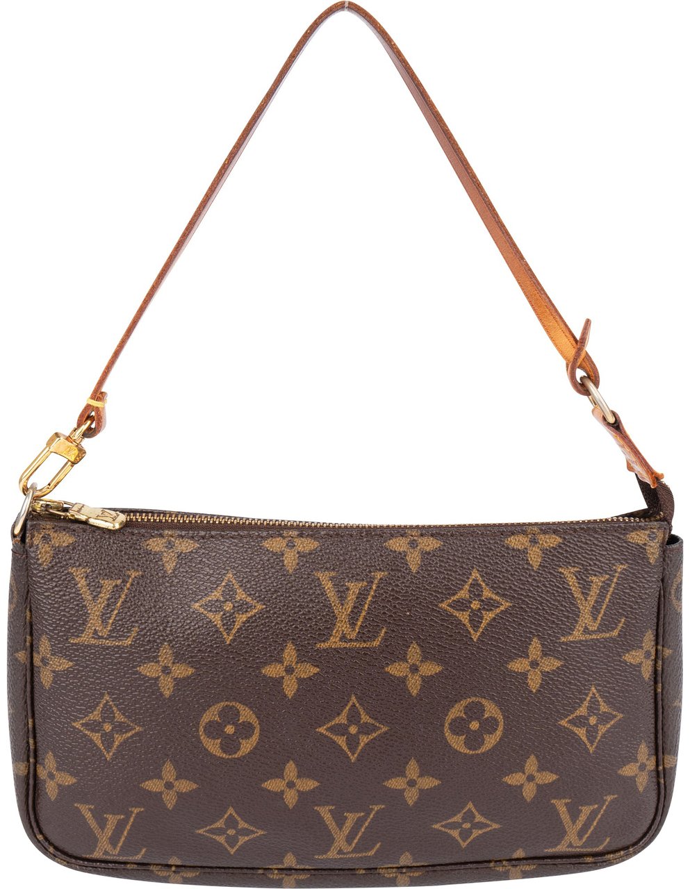Louis Vuitton Louis Vuitton Canvas Monogram Pochette Accessoire Handbag Bruin