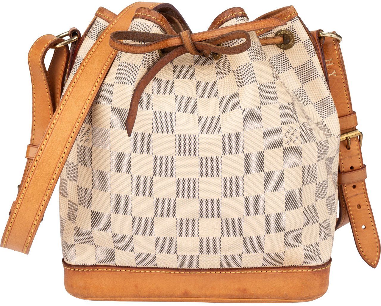 Louis Vuitton Louis Vuitton Damier Azur Monogram Sac Noe Petit NM Crossbody Bag Wit