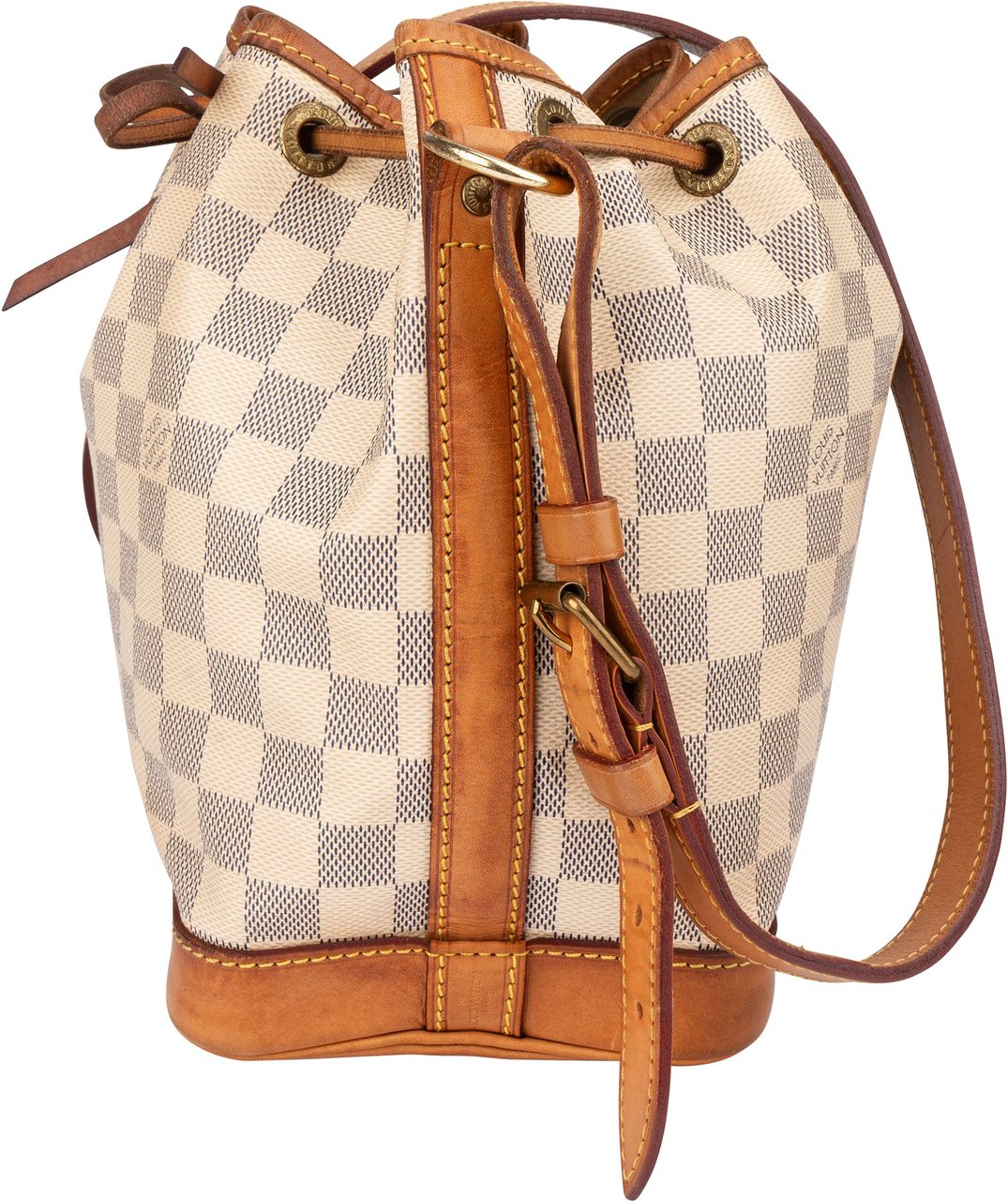 Louis Vuitton Louis Vuitton Damier Azur Monogram Sac Noe Petit NM Crossbody Bag Wit