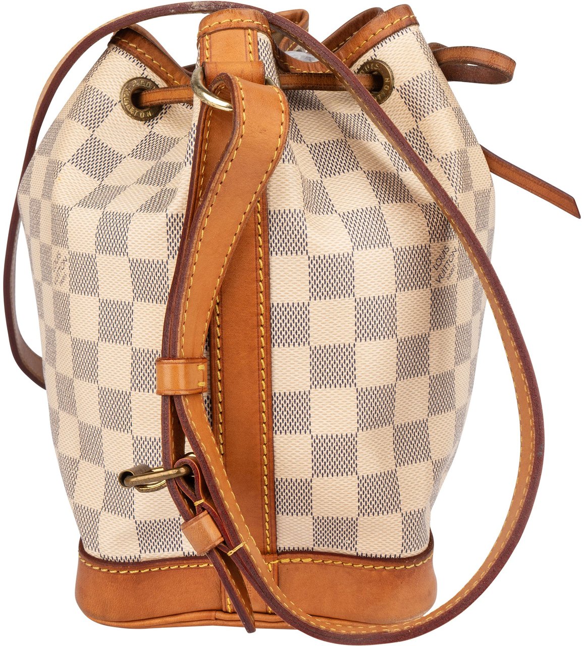 Louis Vuitton Louis Vuitton Damier Azur Monogram Sac Noe Petit NM Crossbody Bag Wit