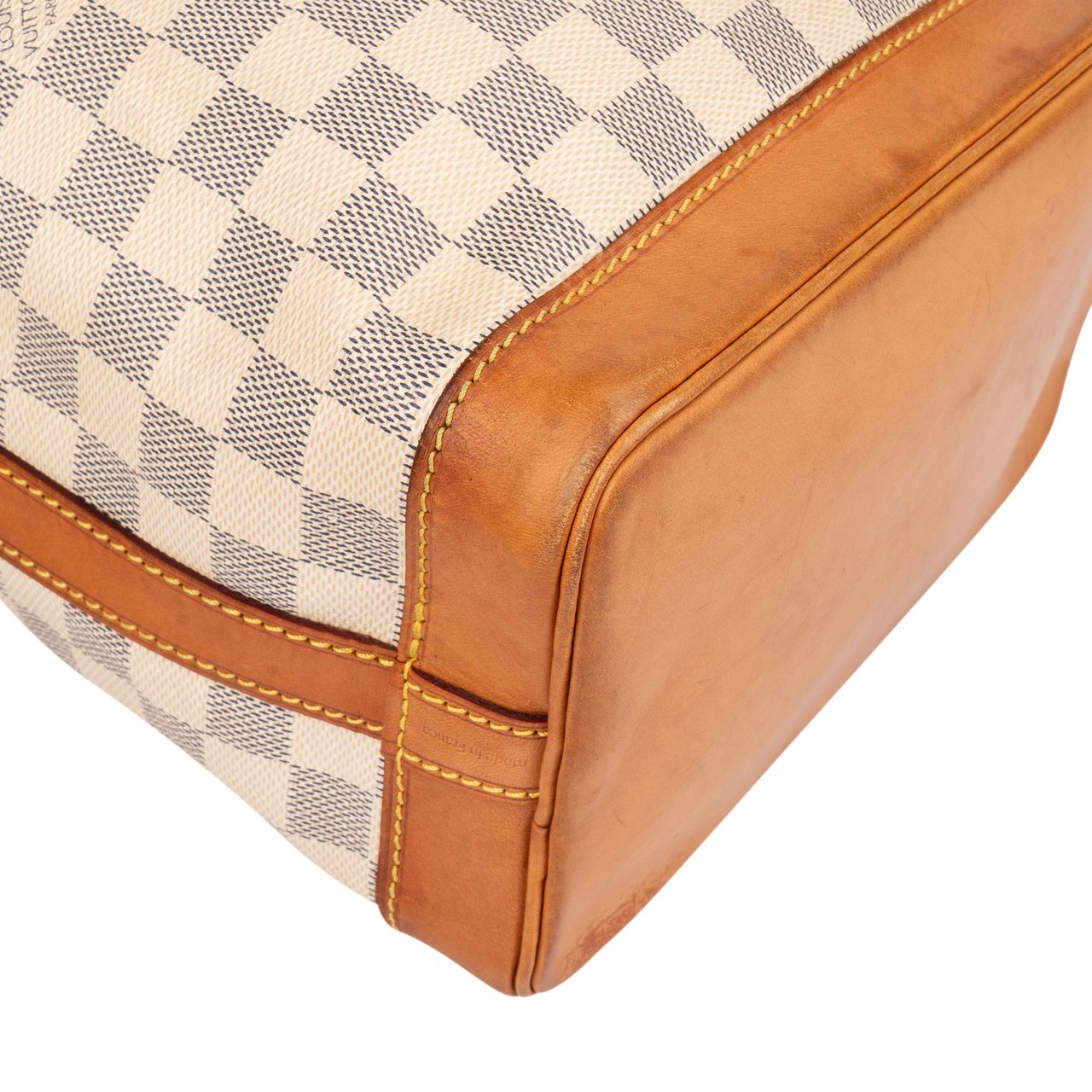 Louis Vuitton Louis Vuitton Damier Azur Monogram Sac Noe Petit NM Crossbody Bag Wit