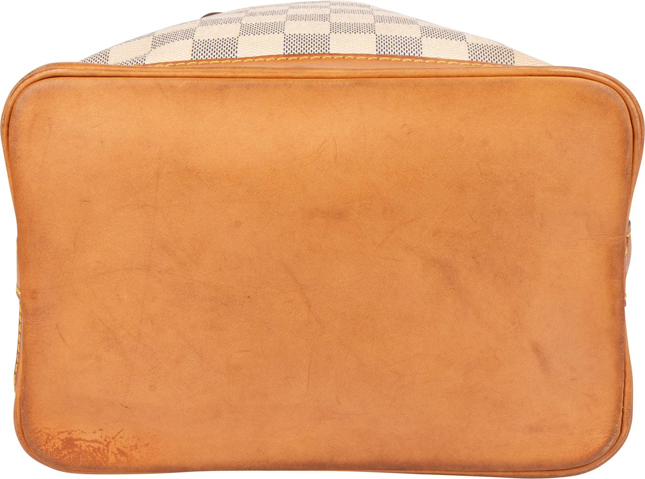 Louis Vuitton Louis Vuitton Damier Azur Monogram Sac Noe Petit NM Crossbody Bag Wit