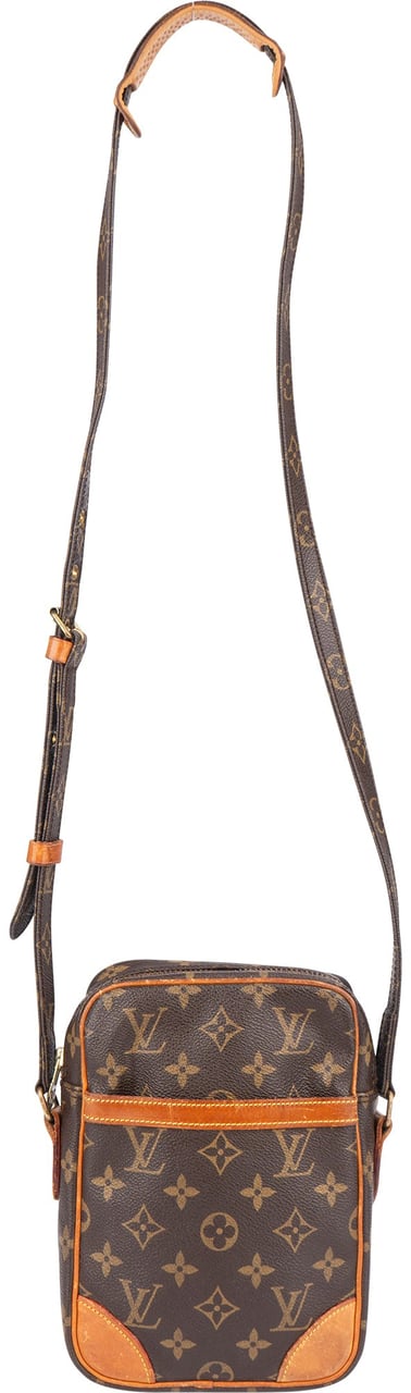 Louis Vuitton Louis Vuitton Canvas Monogram Danube Crossbody Bag Bruin