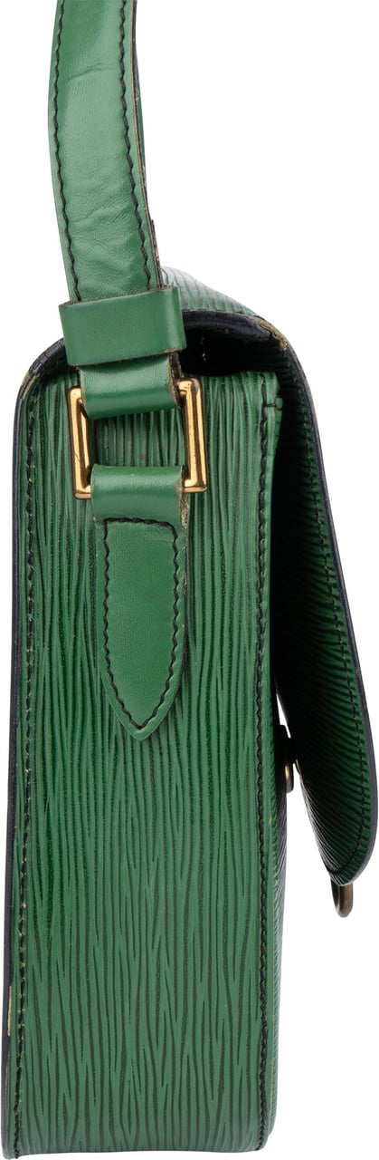 Louis Vuitton Louis Vuitton Green Epi Leather Saint Cloud GM Crossbody Bag Bruin