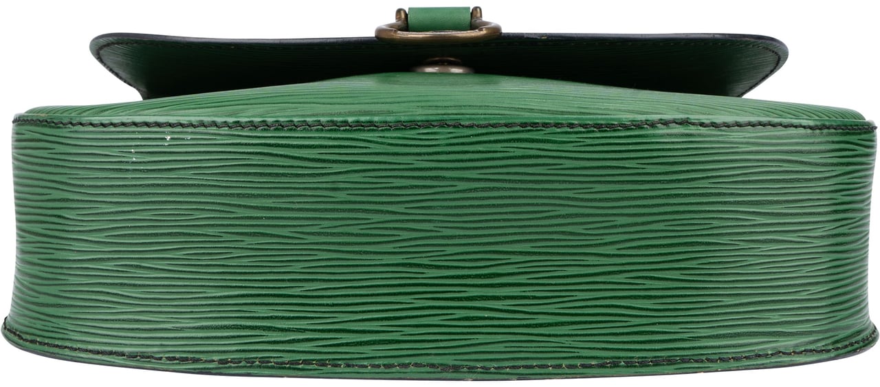 Louis Vuitton Louis Vuitton Green Epi Leather Saint Cloud GM Crossbody Bag Bruin