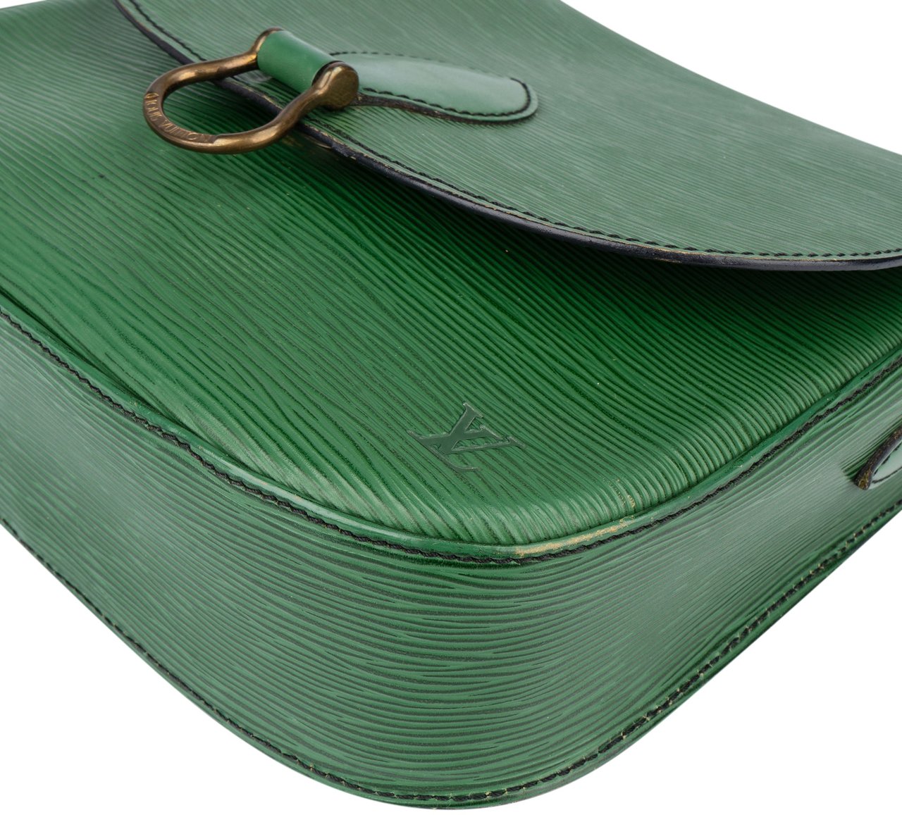 Louis Vuitton Louis Vuitton Green Epi Leather Saint Cloud GM Crossbody Bag Bruin