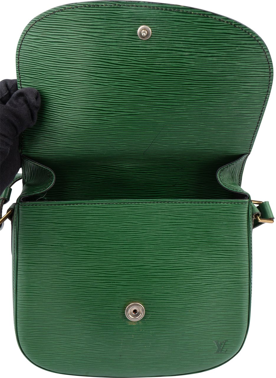 Louis Vuitton Louis Vuitton Green Epi Leather Saint Cloud GM Crossbody Bag Bruin