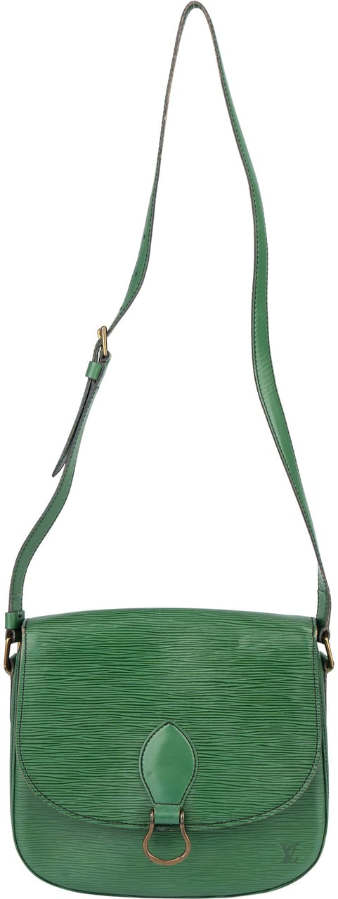 Louis Vuitton Louis Vuitton Green Epi Leather Saint Cloud GM Crossbody Bag Bruin