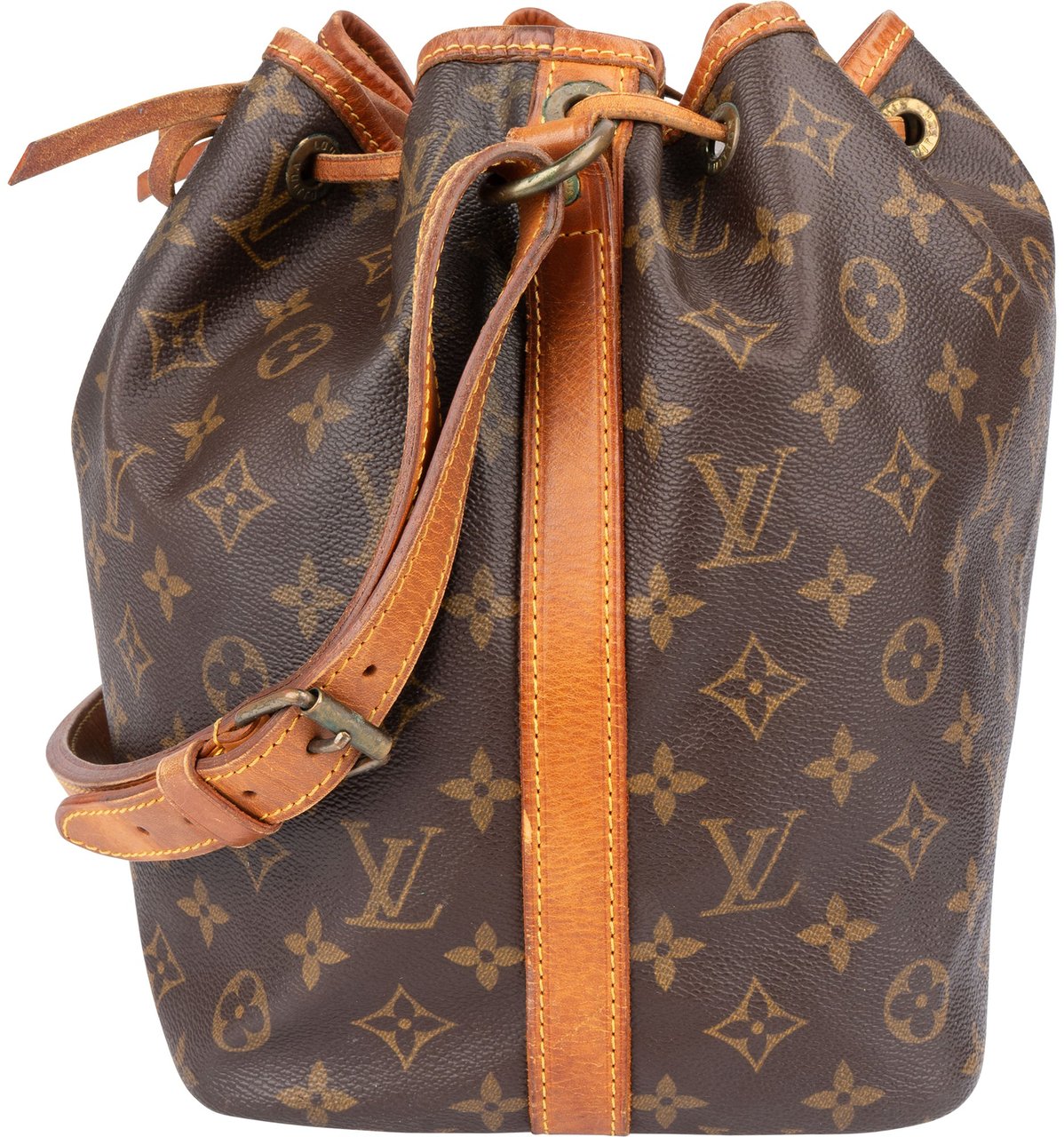 Louis Vuitton Louis Vuitton Canvas Monogram Sac Noe Petit Shoulder Bag Bruin