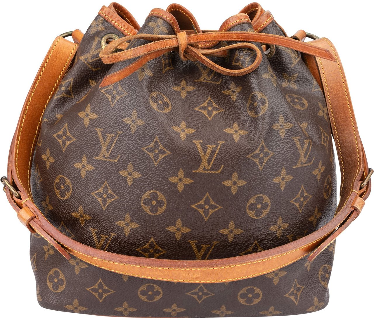Louis Vuitton Louis Vuitton Canvas Monogram Sac Noe Petit Shoulder Bag Bruin