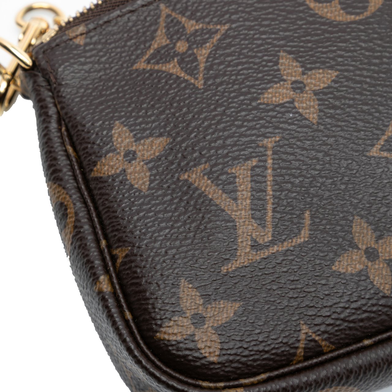 Louis Vuitton Monogram Mini Pochette Accessoires Bruin