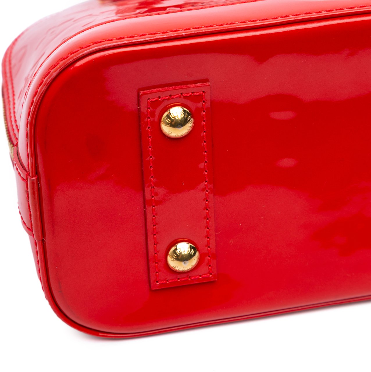 Louis Vuitton Monogram Vernis Alma BB Rood
