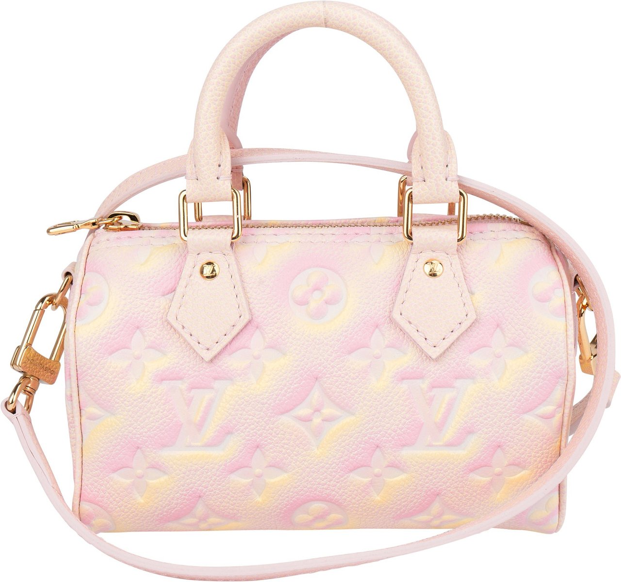Louis Vuitton Louis Vuitton Limited Empreinte Monogram Nano Speedy Handbag Roze