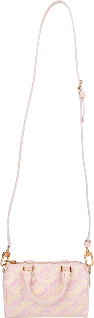 Louis Vuitton Louis Vuitton Limited Empreinte Monogram Nano Speedy Handbag Roze