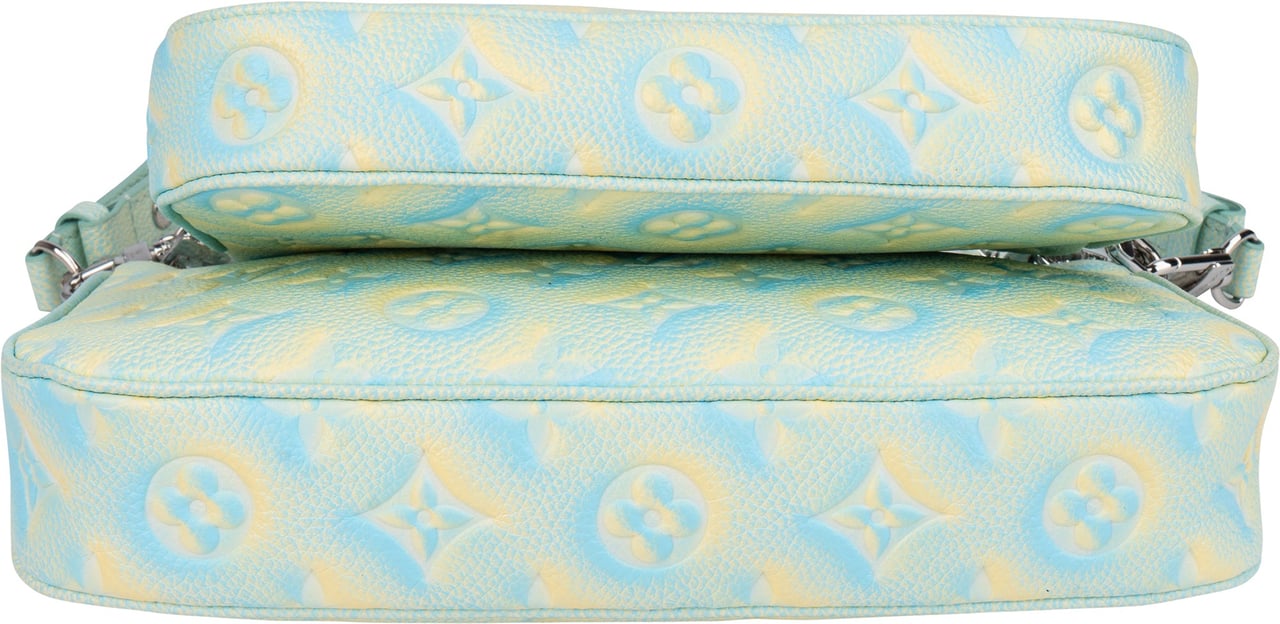 Louis Vuitton Louis Vuitton Limited Empreinte Monogram Multi Pochette Crossbody Bag Blauw