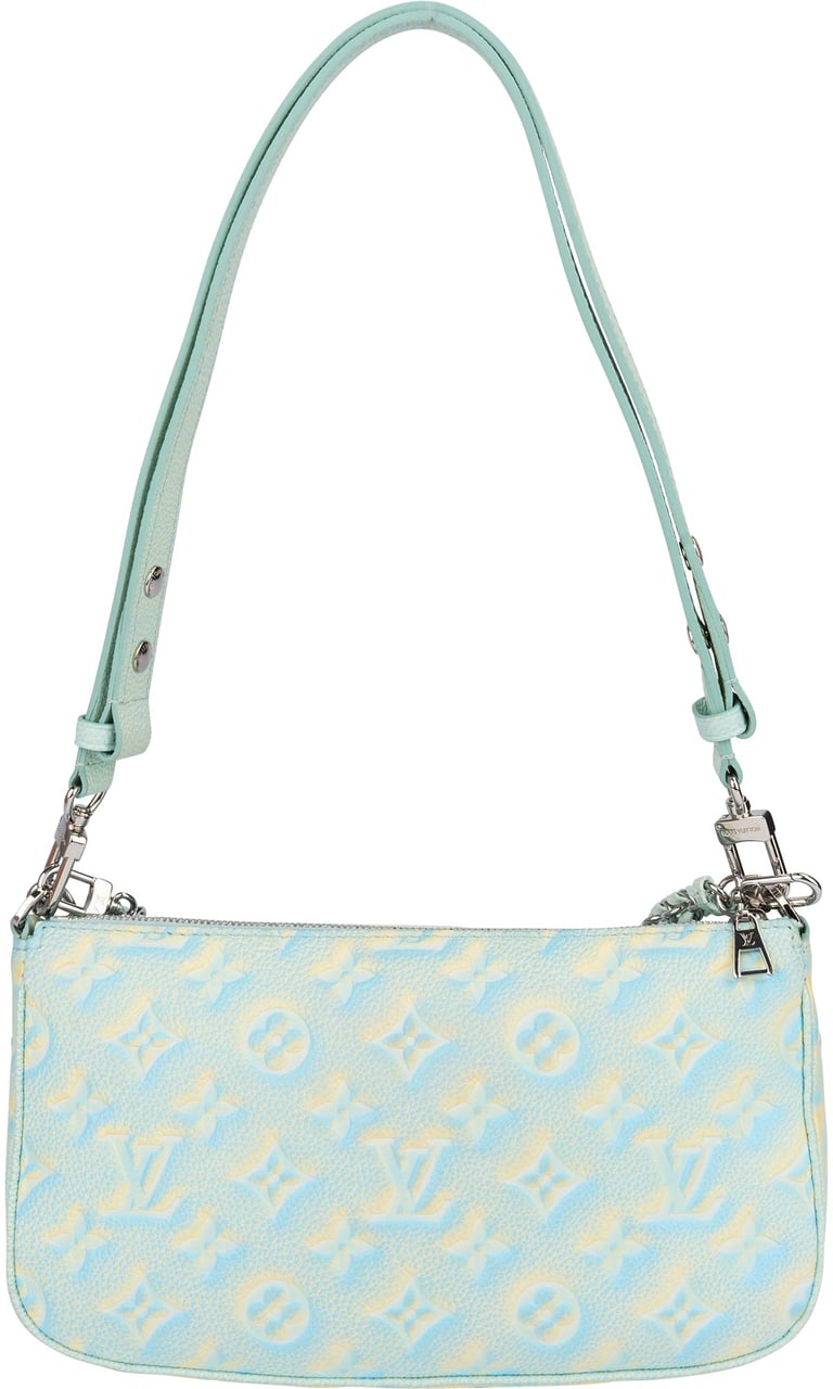Louis Vuitton Louis Vuitton Limited Empreinte Monogram Multi Pochette Crossbody Bag Blauw
