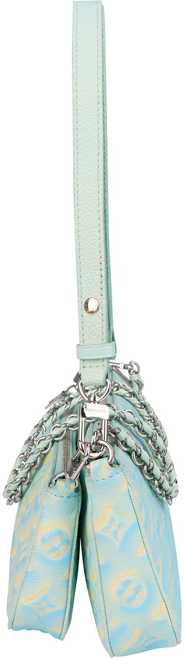 Louis Vuitton Louis Vuitton Limited Empreinte Monogram Multi Pochette Crossbody Bag Blauw