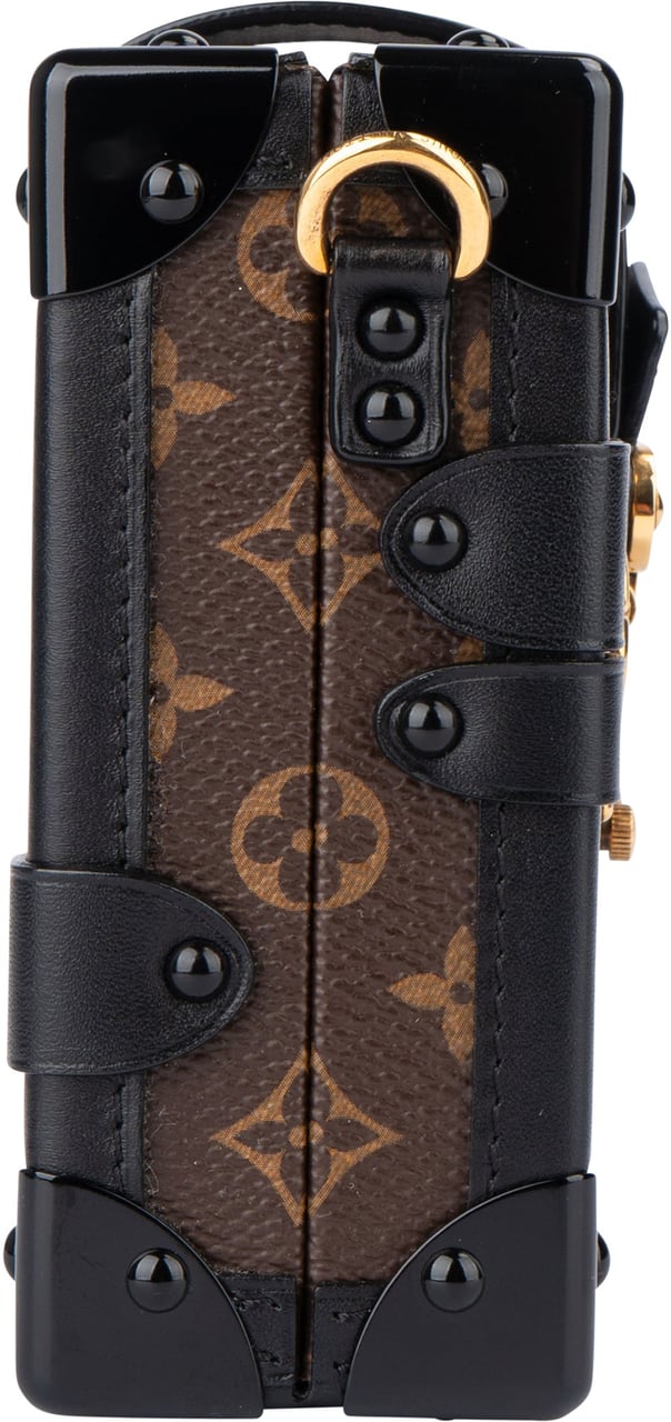 Louis Vuitton Canvas Monogram Petite Malle Crossbody Bag Bruin
