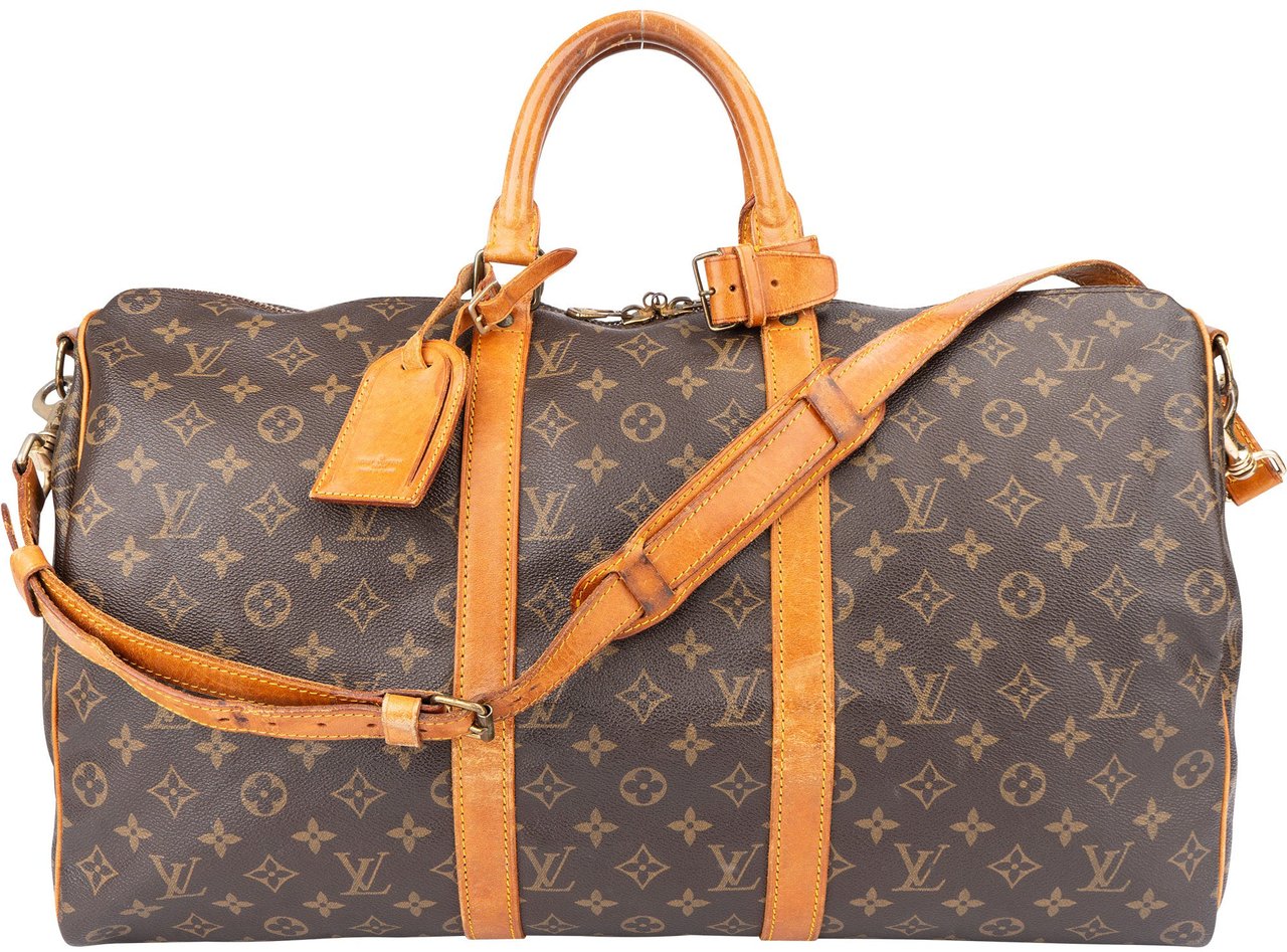 Louis Vuitton Louis Vuitton Canvas Monogram Keepall 50 Bandouliere Bruin
